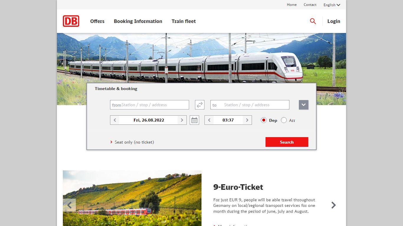 Cheap Train Tickets | Timetables for Germany & Europe - Deutsche Bahn