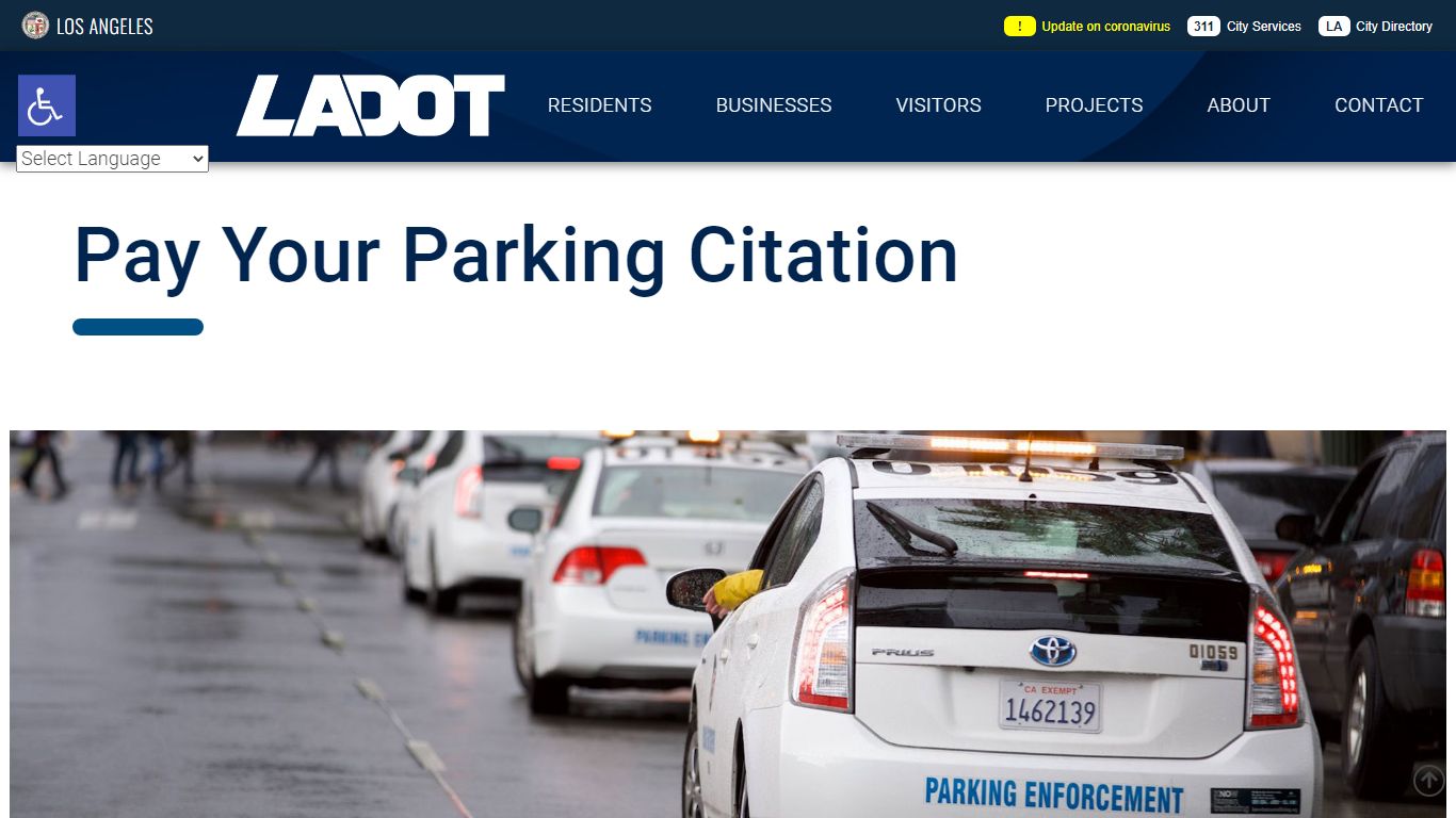 Pay Your Parking Citation | LADOT